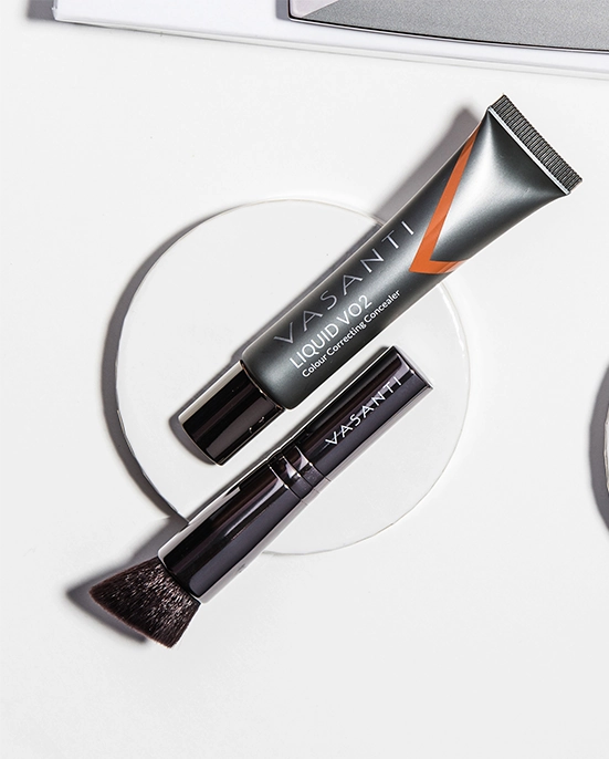 202 Stubby Flat Foundation Brush