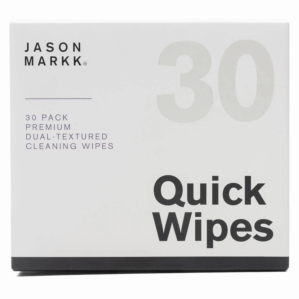 30 Pack Quick Wipe USA - White