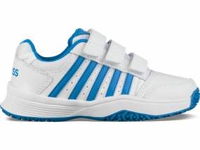 55627-128-M | COURT SMASH STRAP OMNI | WHITE/BRILLIANT BLUE