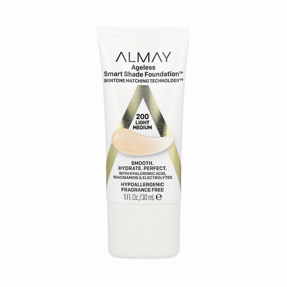Almay Smart Shade Ageless Foundation 200 Light Medium 30ml