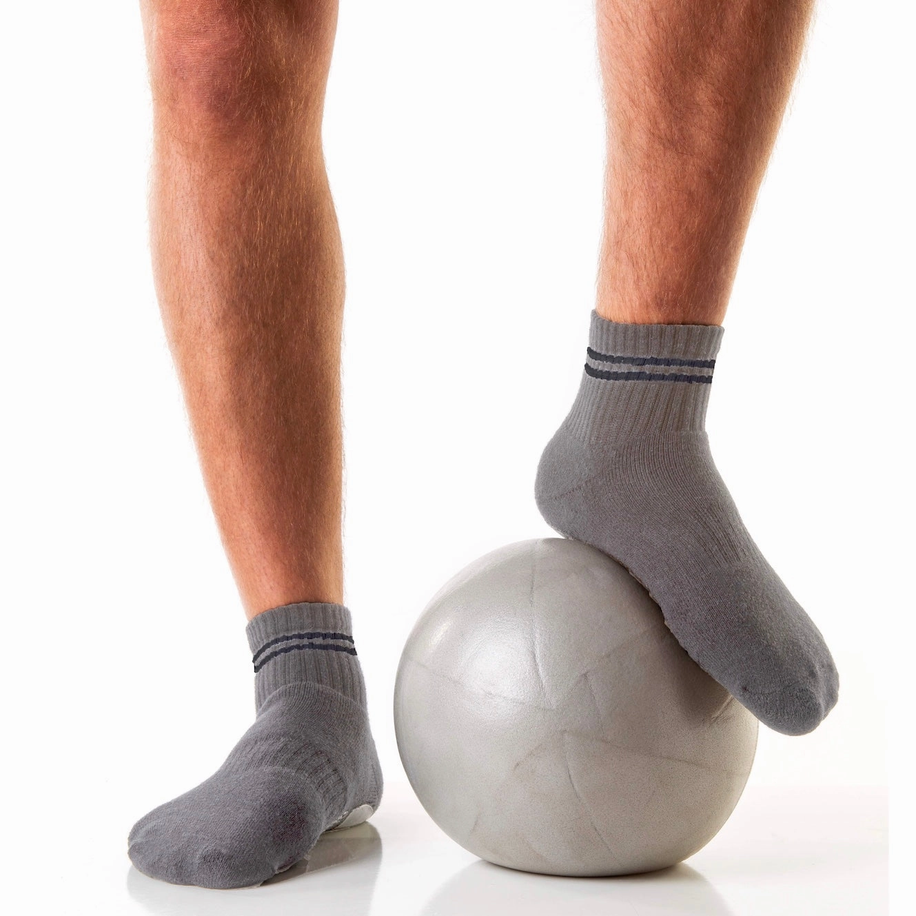 Arebesk Classic Man Grip Socks - Black (Barre / Pilates)