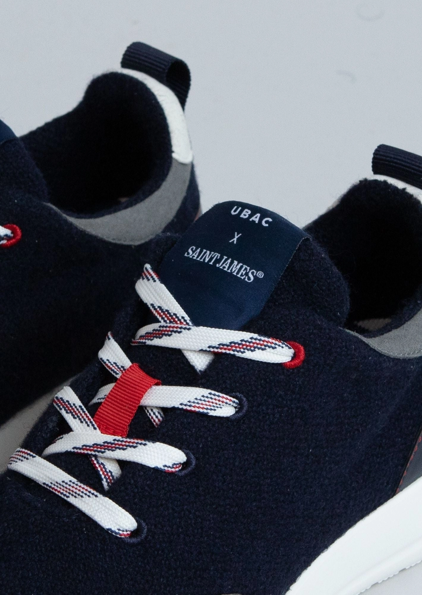 BASK UBAC - Recycled Wool Sneakers by Ubac | Unisex Fit (NAVY)