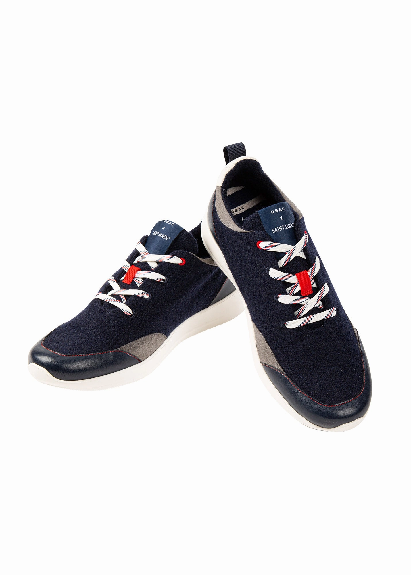 BASK UBAC - Recycled Wool Sneakers by Ubac | Unisex Fit (NAVY)