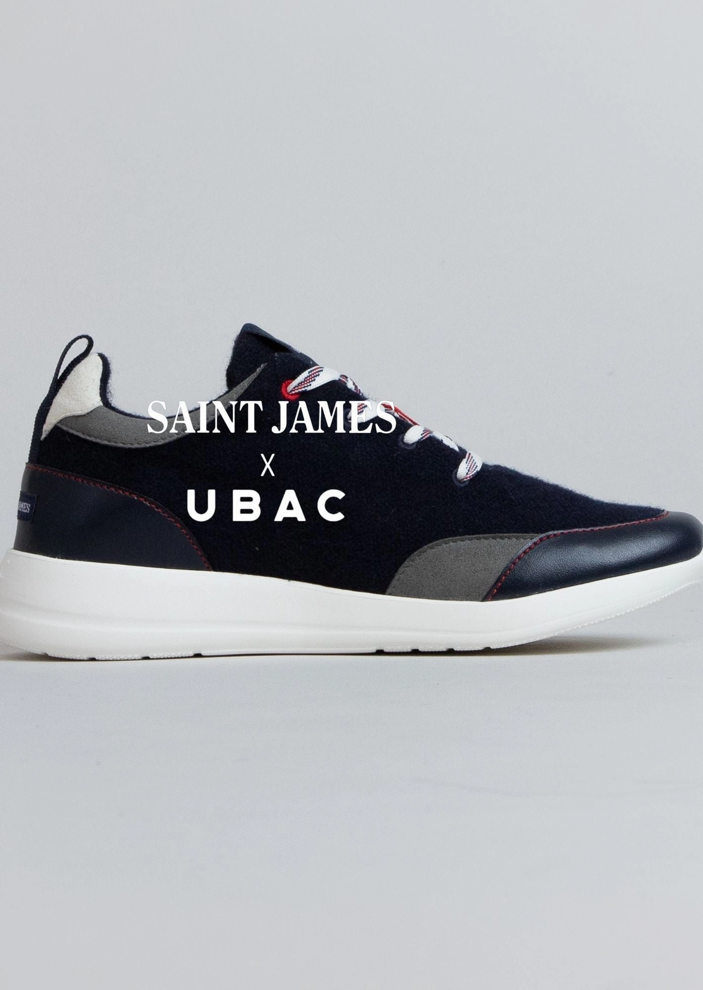 BASK UBAC - Recycled Wool Sneakers by Ubac | Unisex Fit (NAVY)