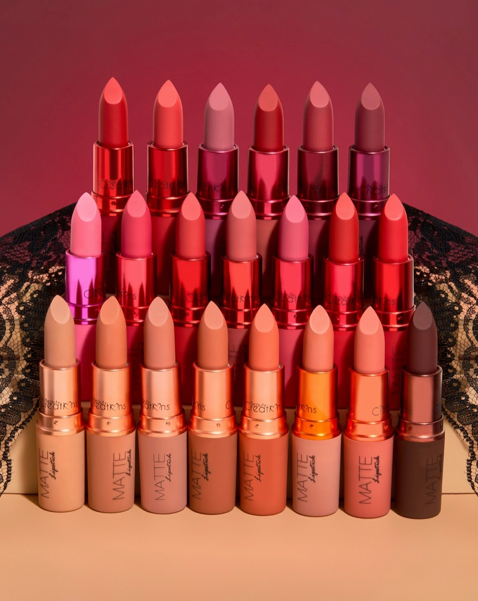 BEAUTY CREATIONS - MATTE LIPSTICK - 6PCS