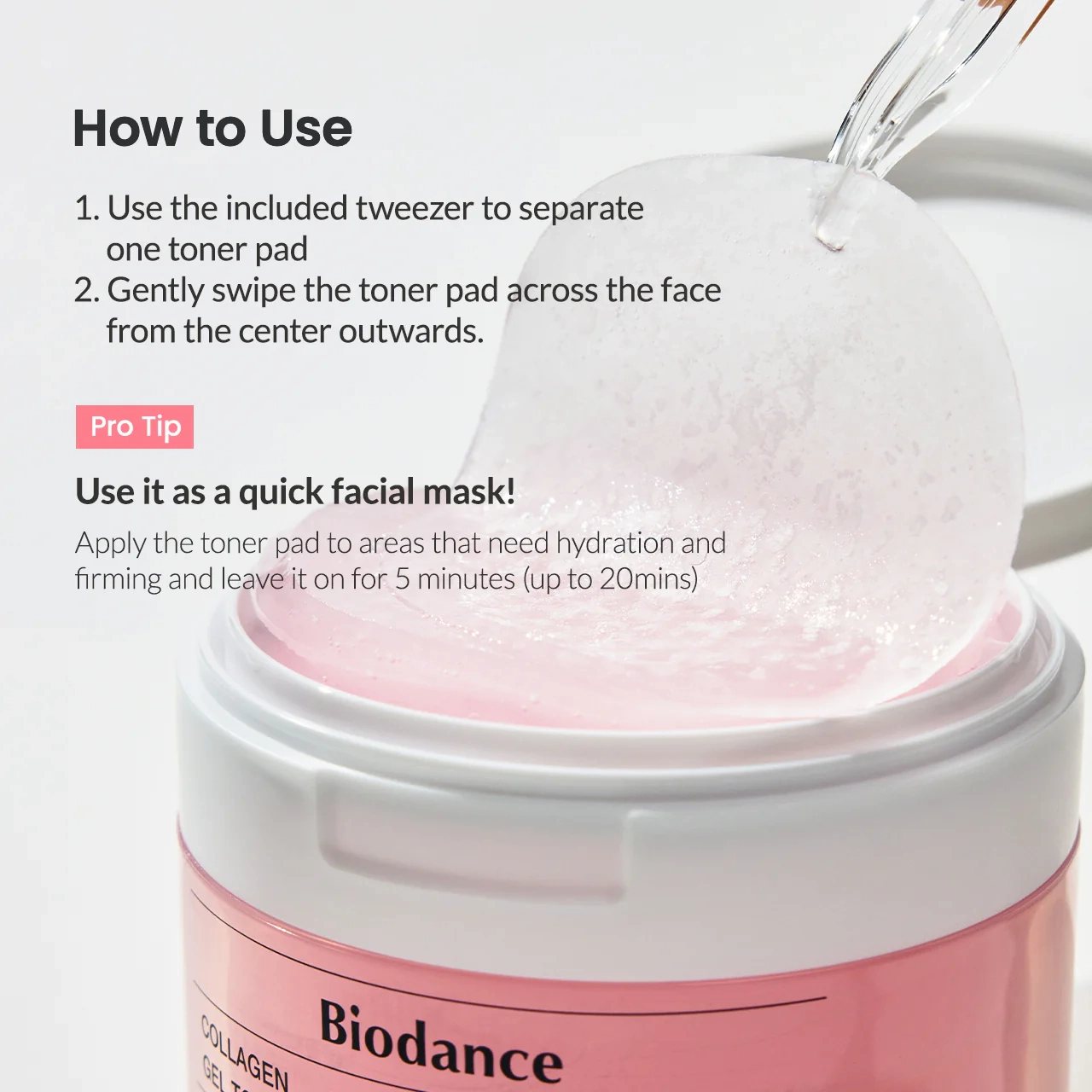 Biodance Collagen Gel Toner Pads 60 Pads