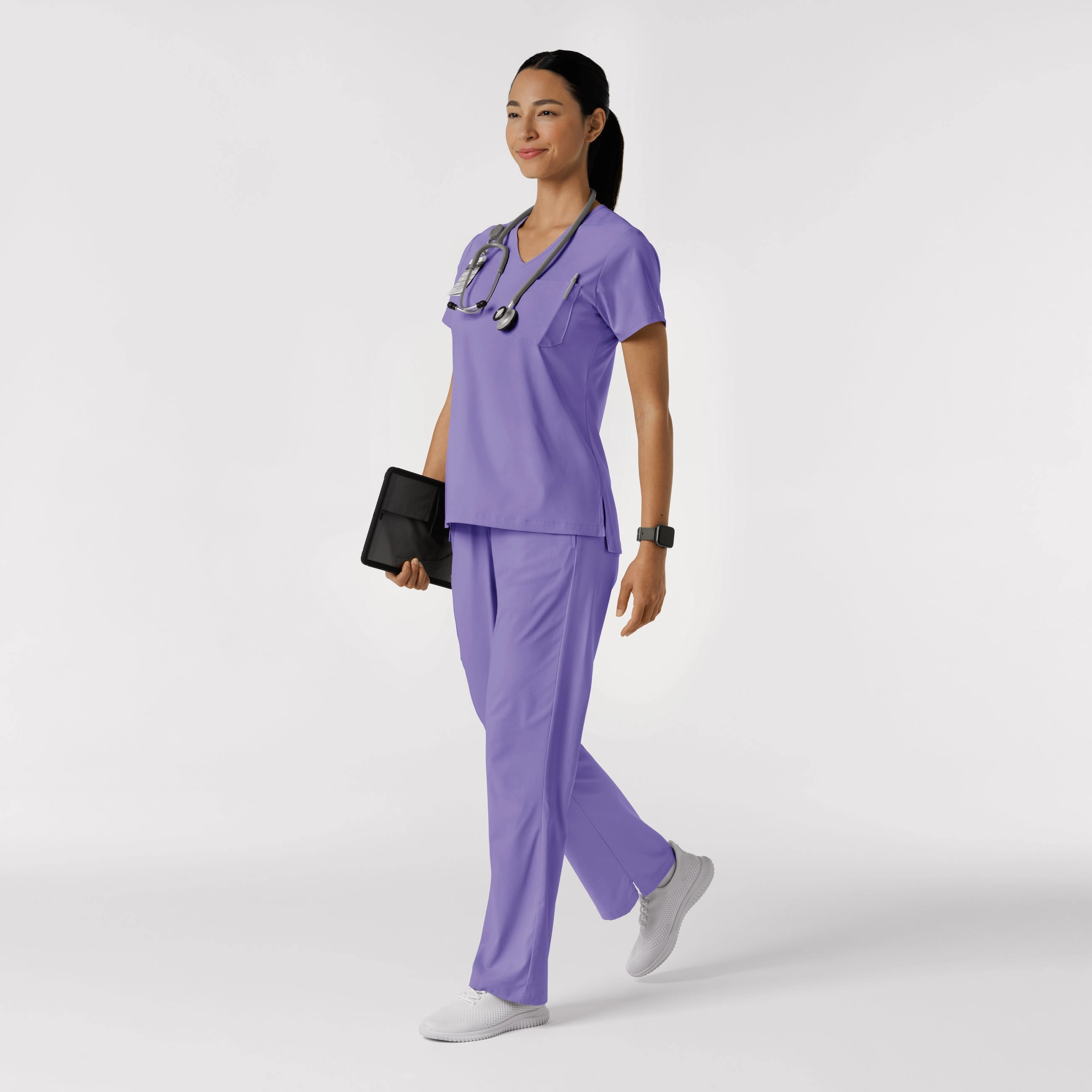 Boundless Women's Bootcut Scrub Pant - Iris Purple