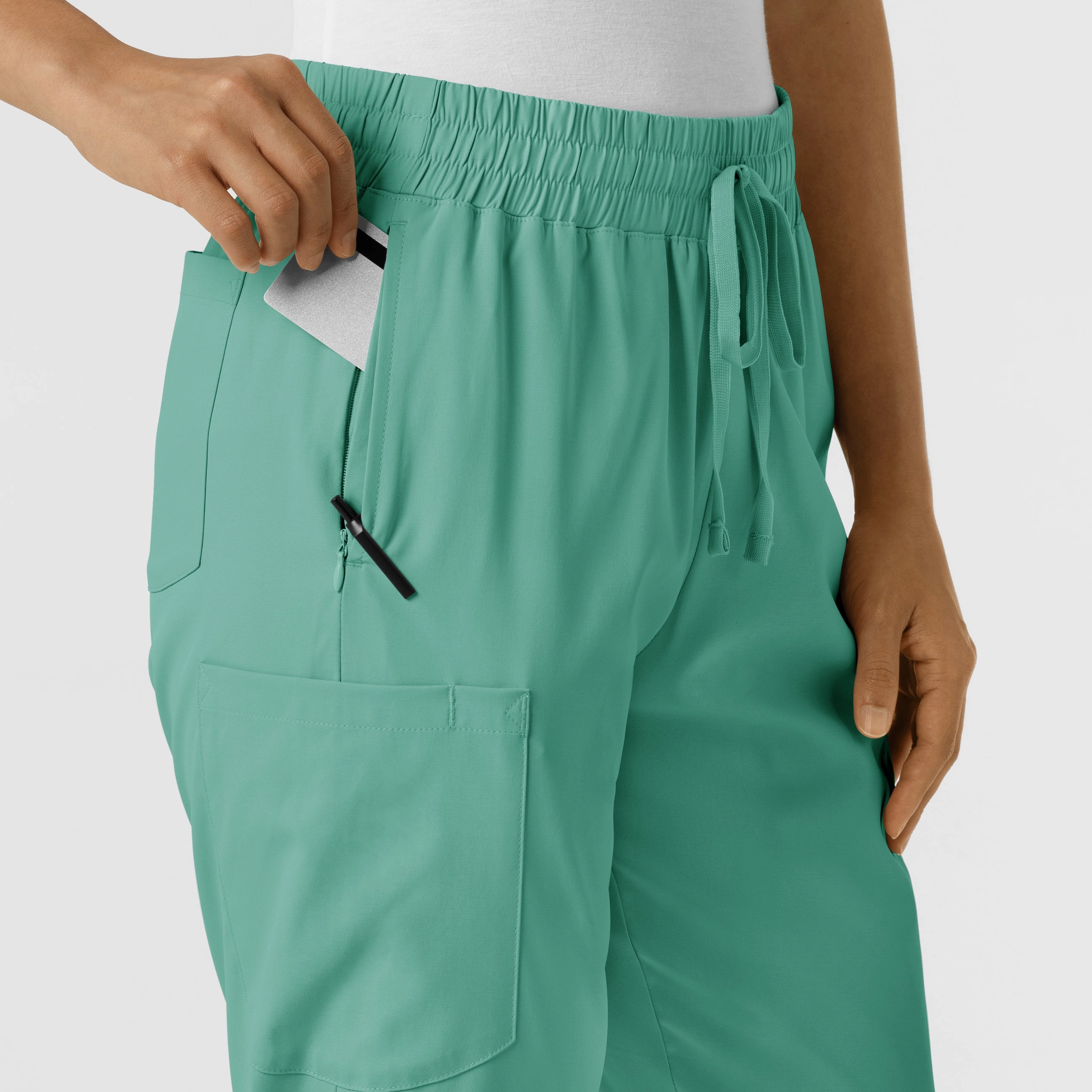 Boundless Women's Bootcut Scrub Pant - Turquoise