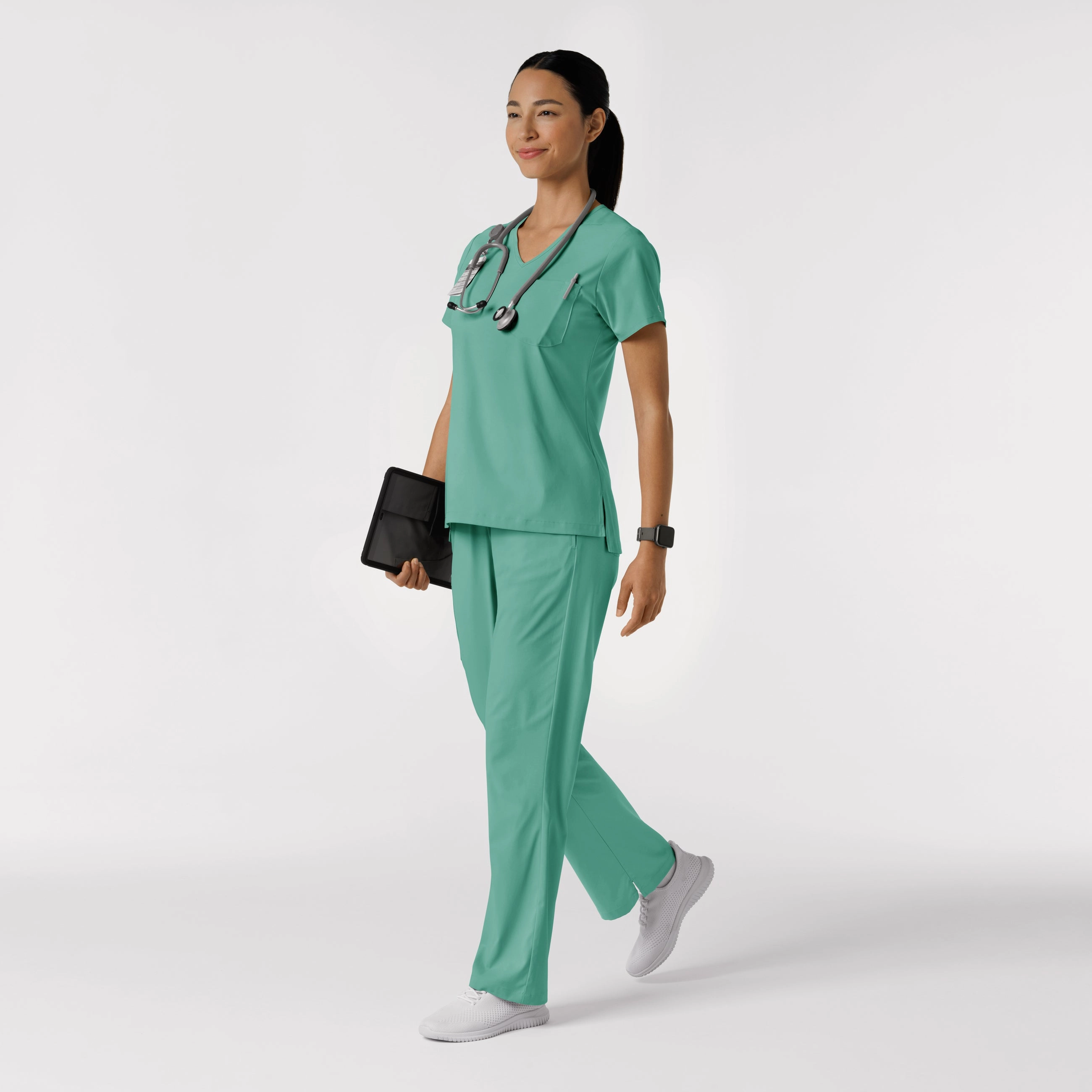 Boundless Women's Bootcut Scrub Pant - Turquoise