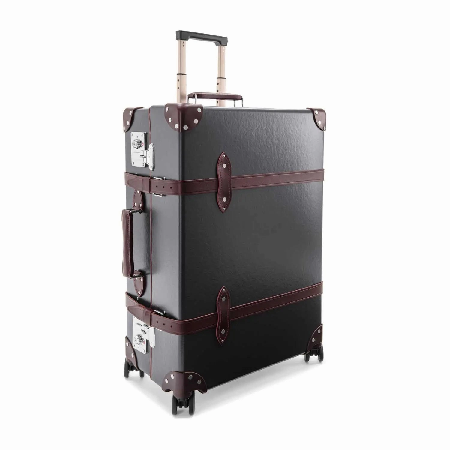 Centenary · Large Check-In - 4 Wheels | Brown/Burgundy