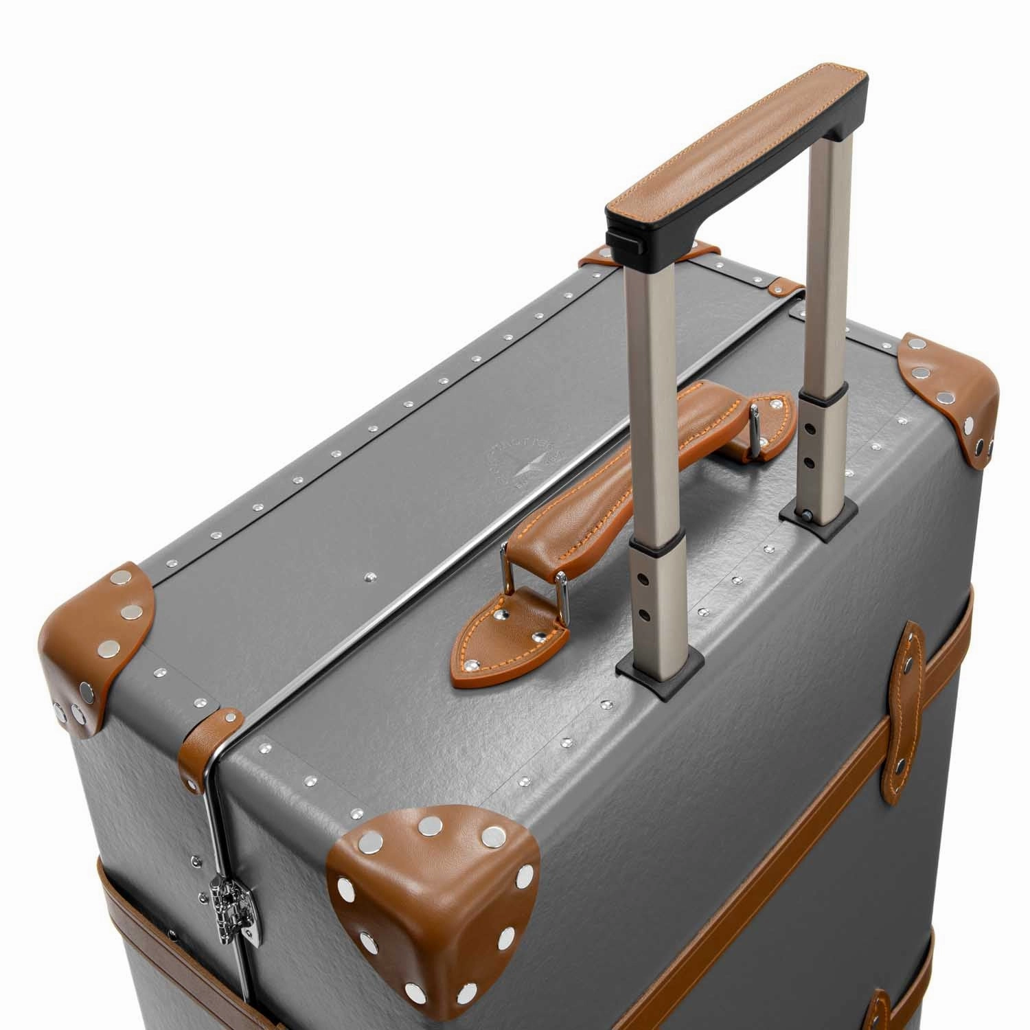 Centenary · Large Check-In - 4 Wheels | Grey/Caramel