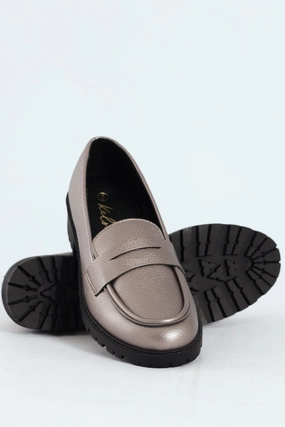 Chunky Loafer - Pewter
