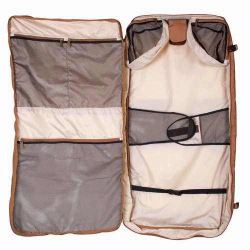 Claire Chase Classic Leather Garment Bag