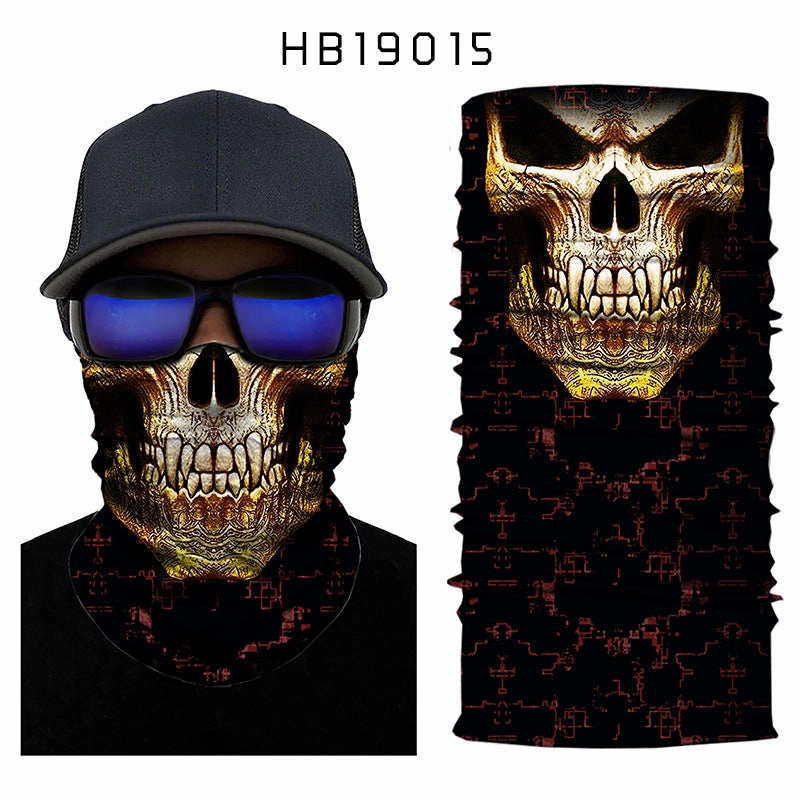 Coefficient code printing sports variety magic turban riding hood mask hood