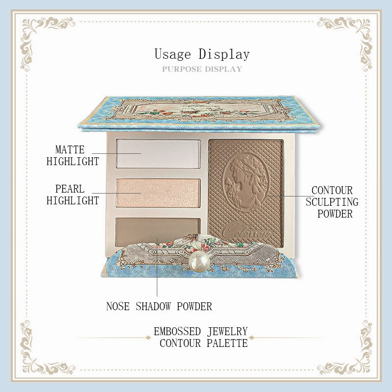 Colorrose Western Antique Embossing Contour Palette