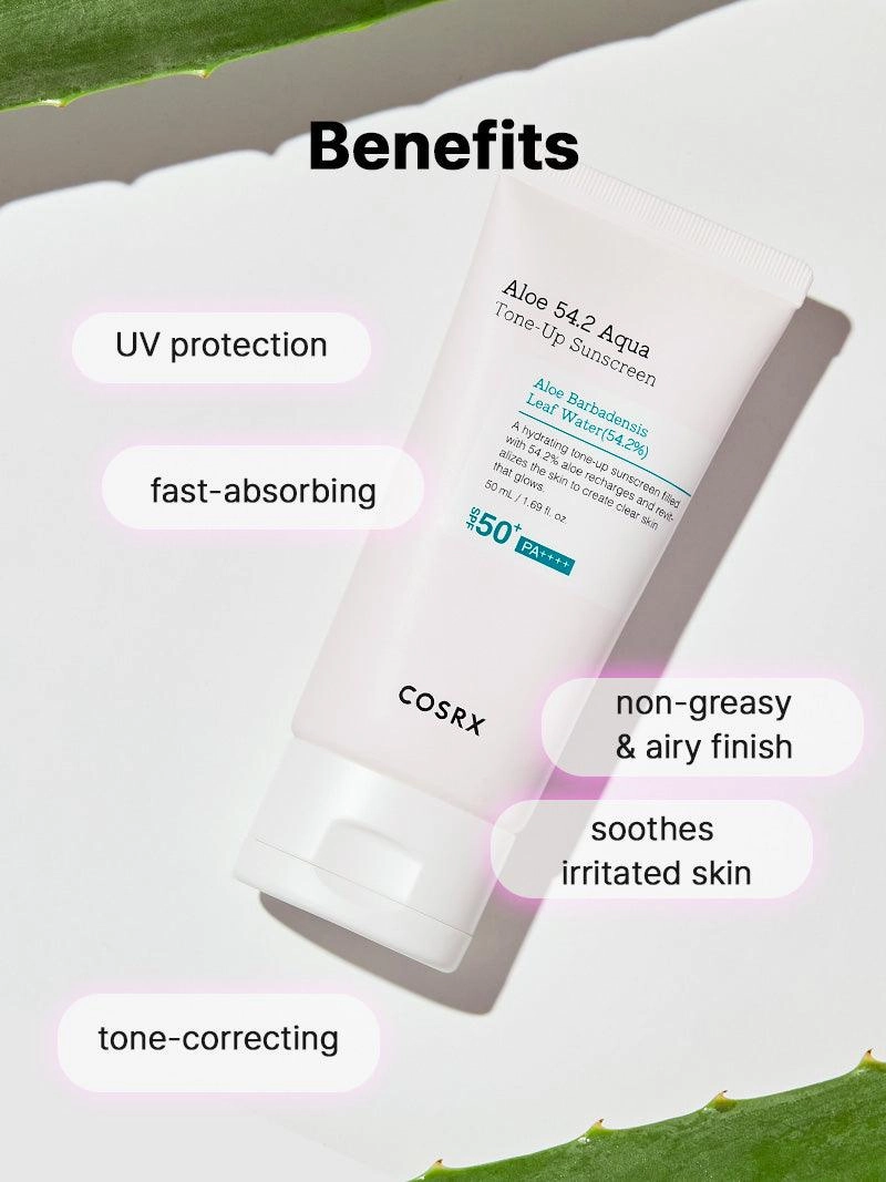Cosrx Aloe 54.2 Aqua Tone-up Sunscreen 50ml