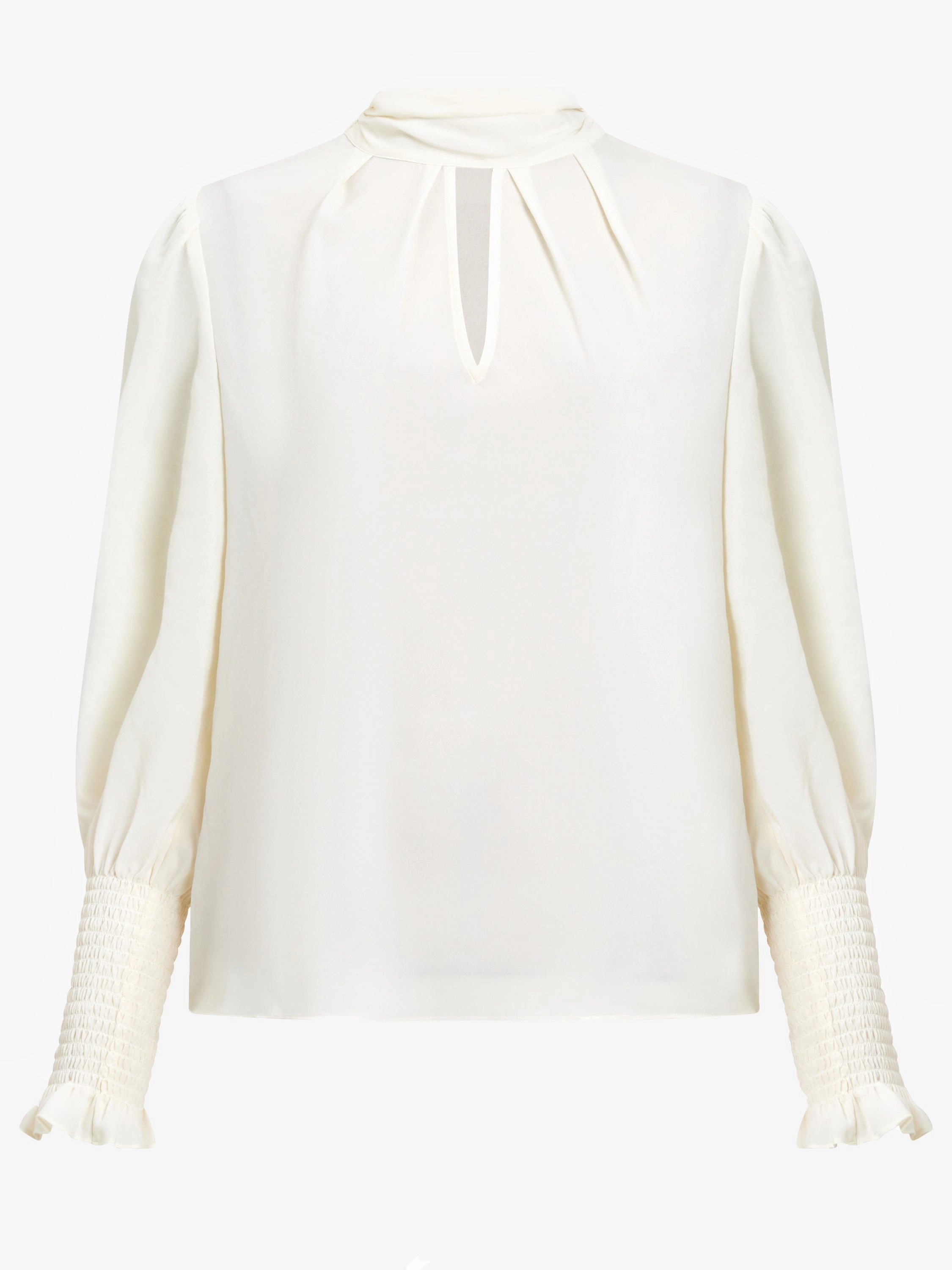 Crepe Light Keyhole Top