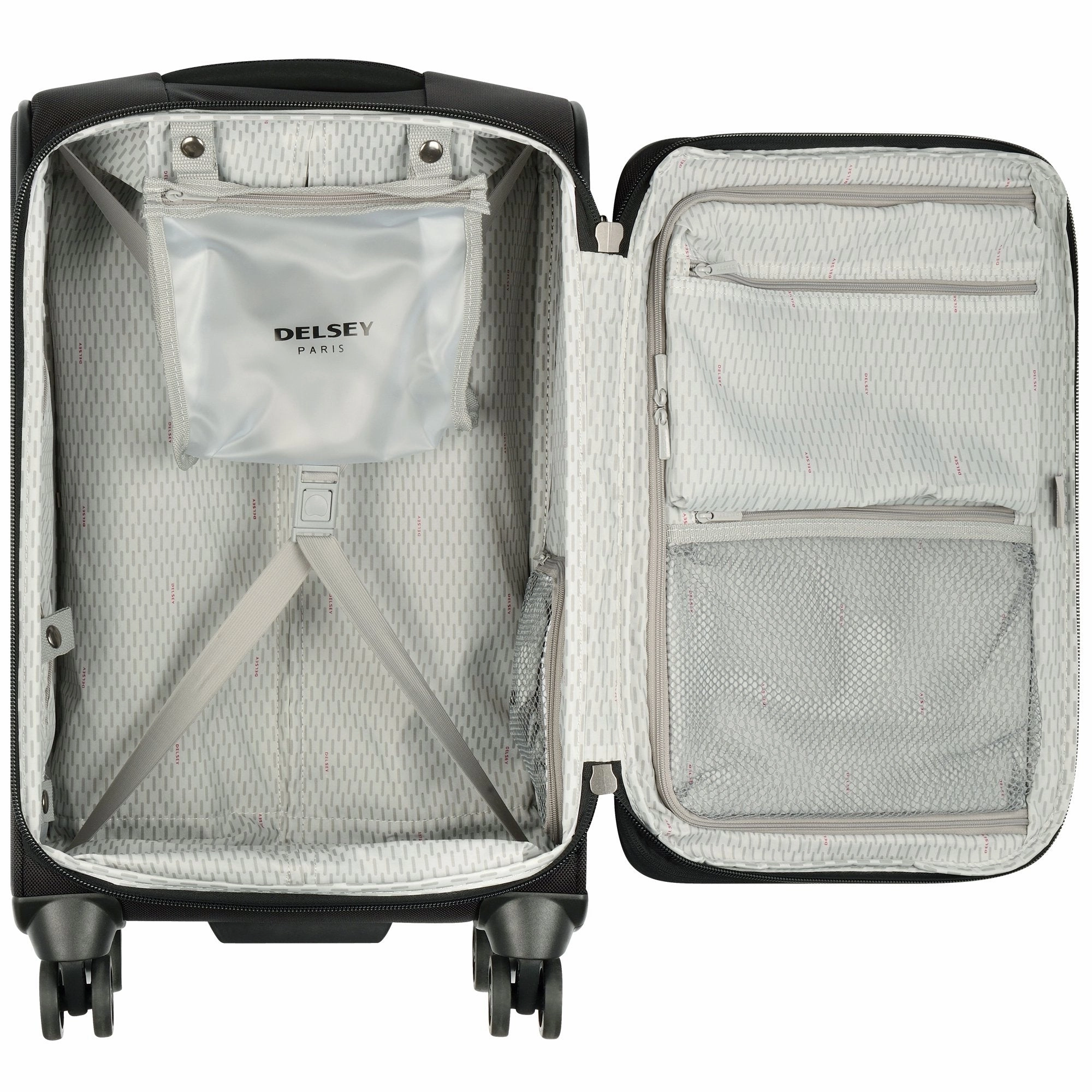 DELSEY Paris Cruise Softside 21" 4-Wheel Carry-On Luggage