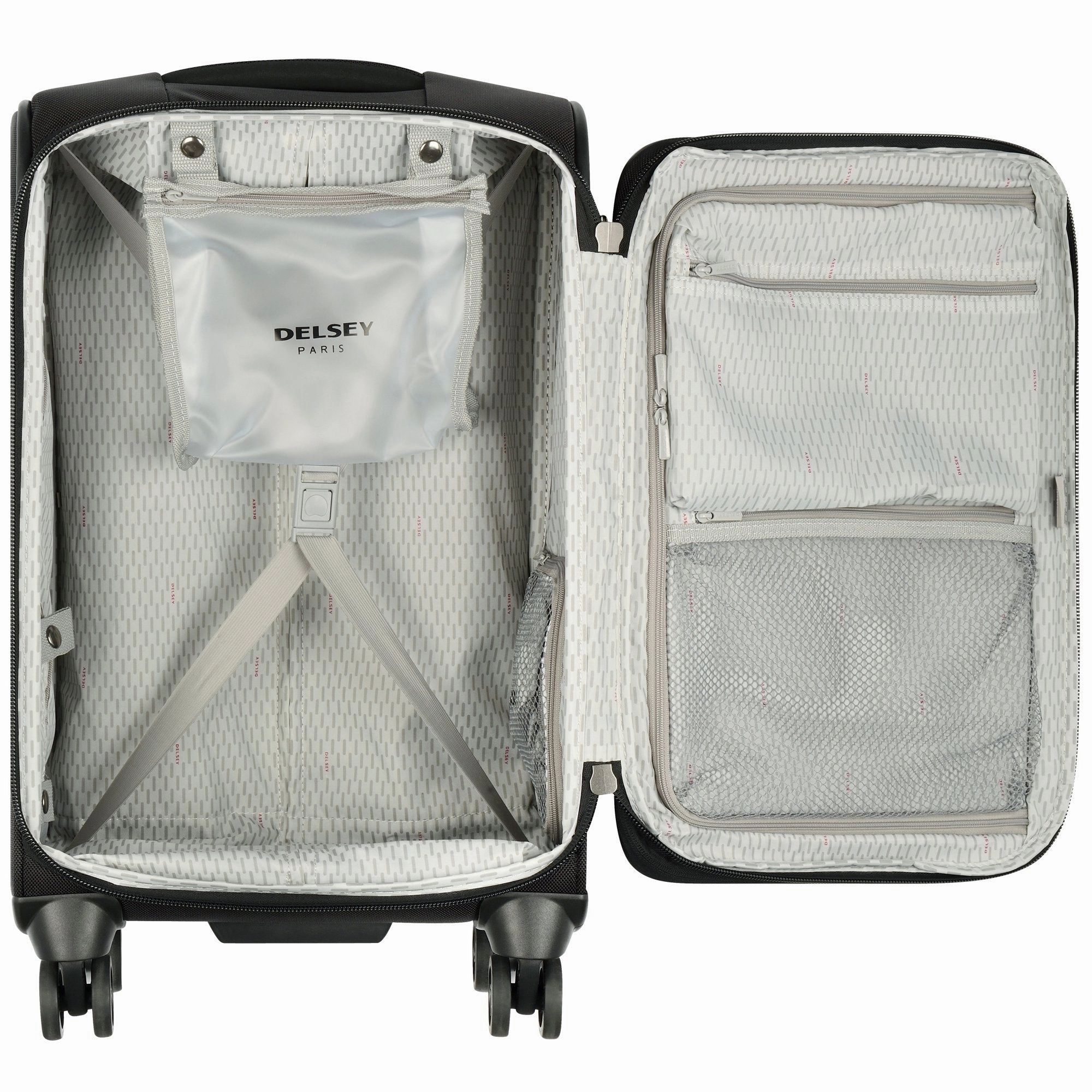 DELSEY Paris Cruise Softside 21" 4-Wheel Carry-On Luggage