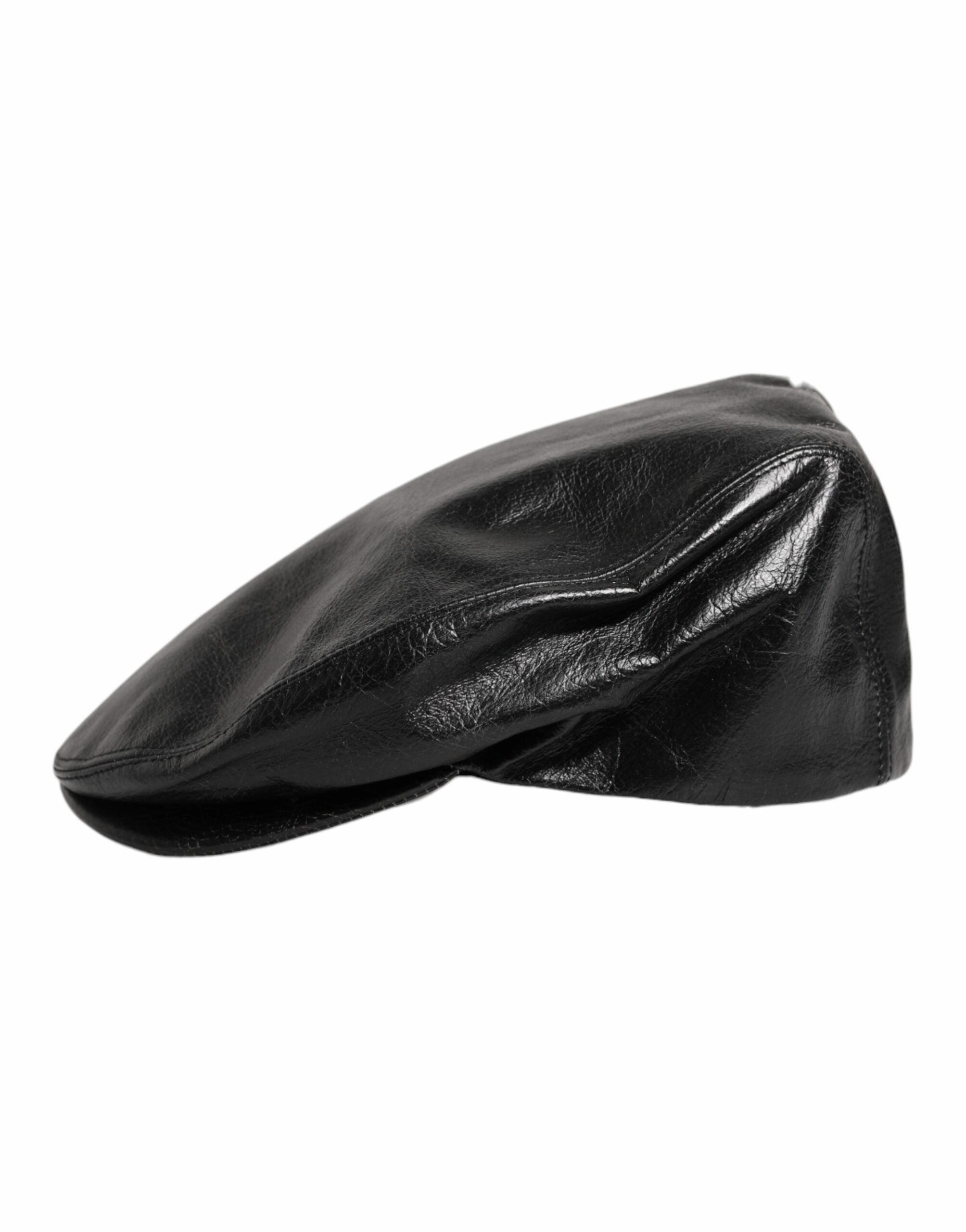 Dolce & Gabbana Calf Newsboy Capello Cabbie Men's Hat