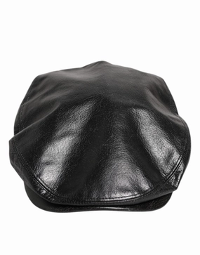 Dolce & Gabbana Calf Newsboy Capello Cabbie Men's Hat