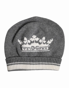 Dolce & Gabbana Cashmere Knitted Winter Beanie Men's Hat