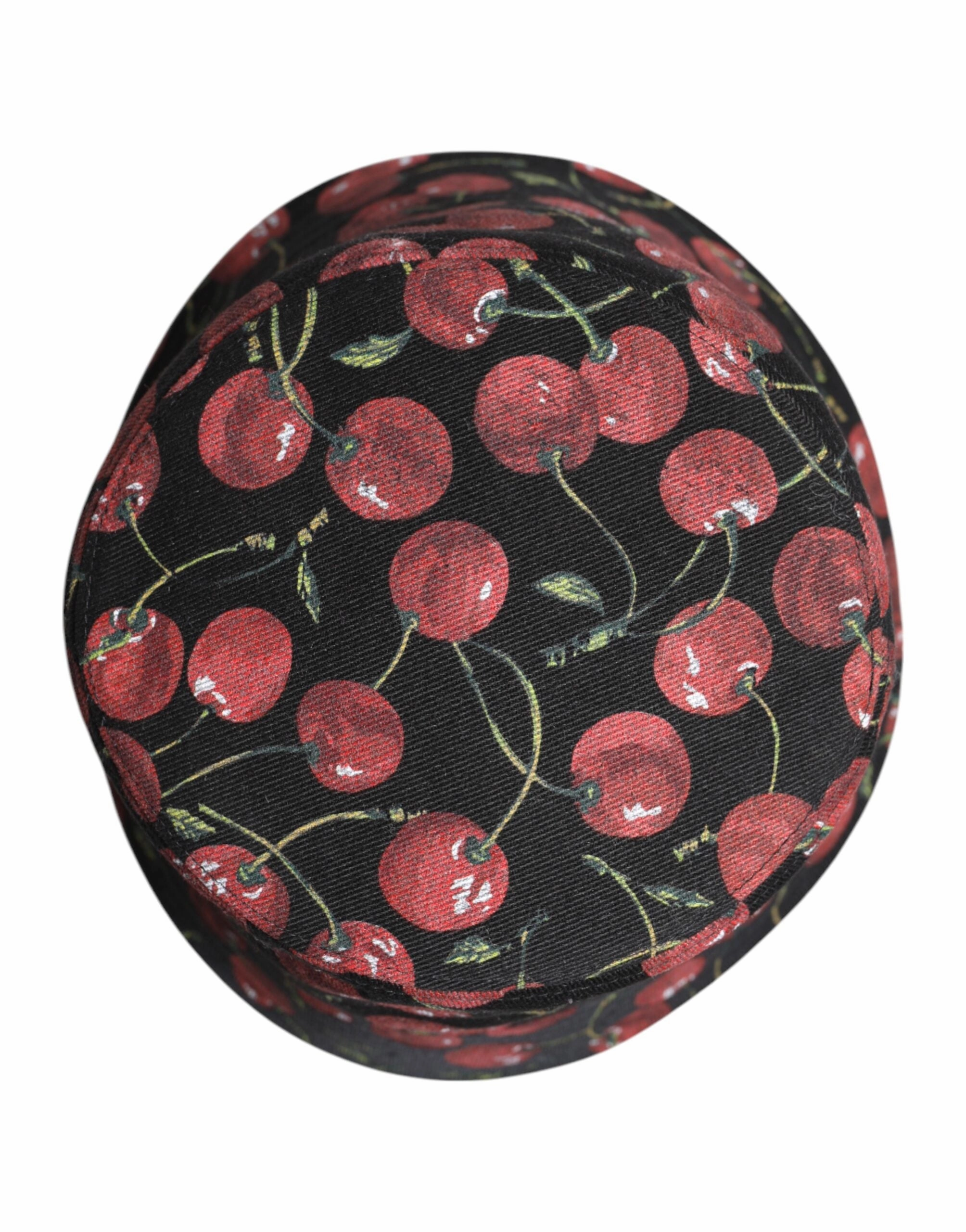 Dolce & Gabbana Cotton Printed Wide Brim Bucket Men's Hat