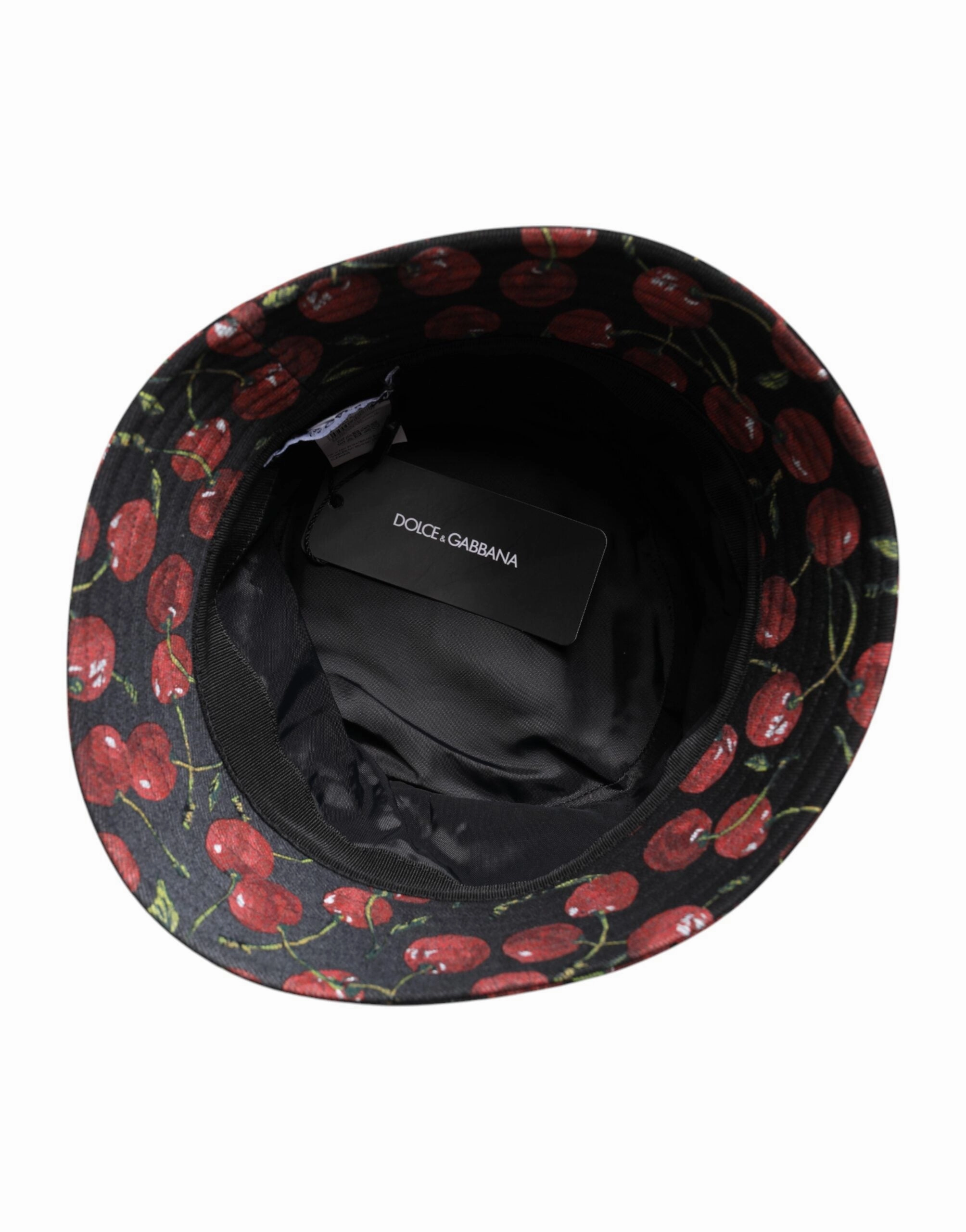 Dolce & Gabbana Cotton Printed Wide Brim Bucket Men's Hat
