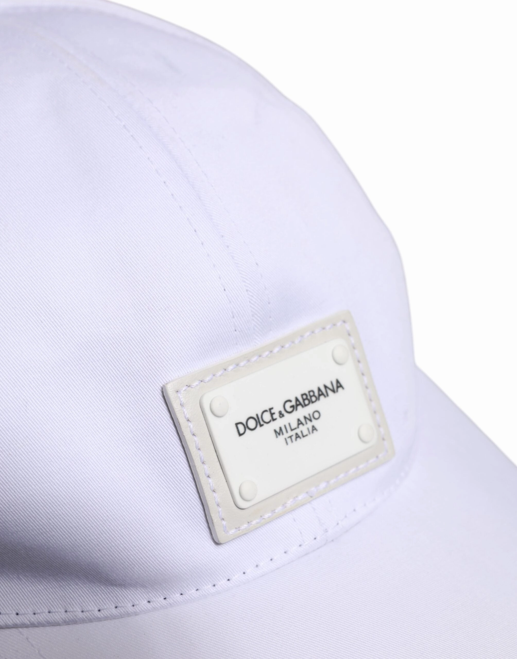 Dolce & Gabbana DG Logo Plaque 6 Panels Baseball Men's Cap (Pre-Owned)