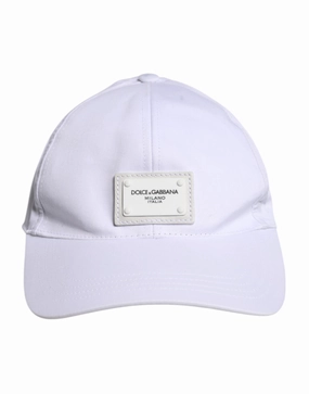 Dolce & Gabbana DG Logo Plaque 6 Panels Baseball Men's Cap (Pre-Owned)