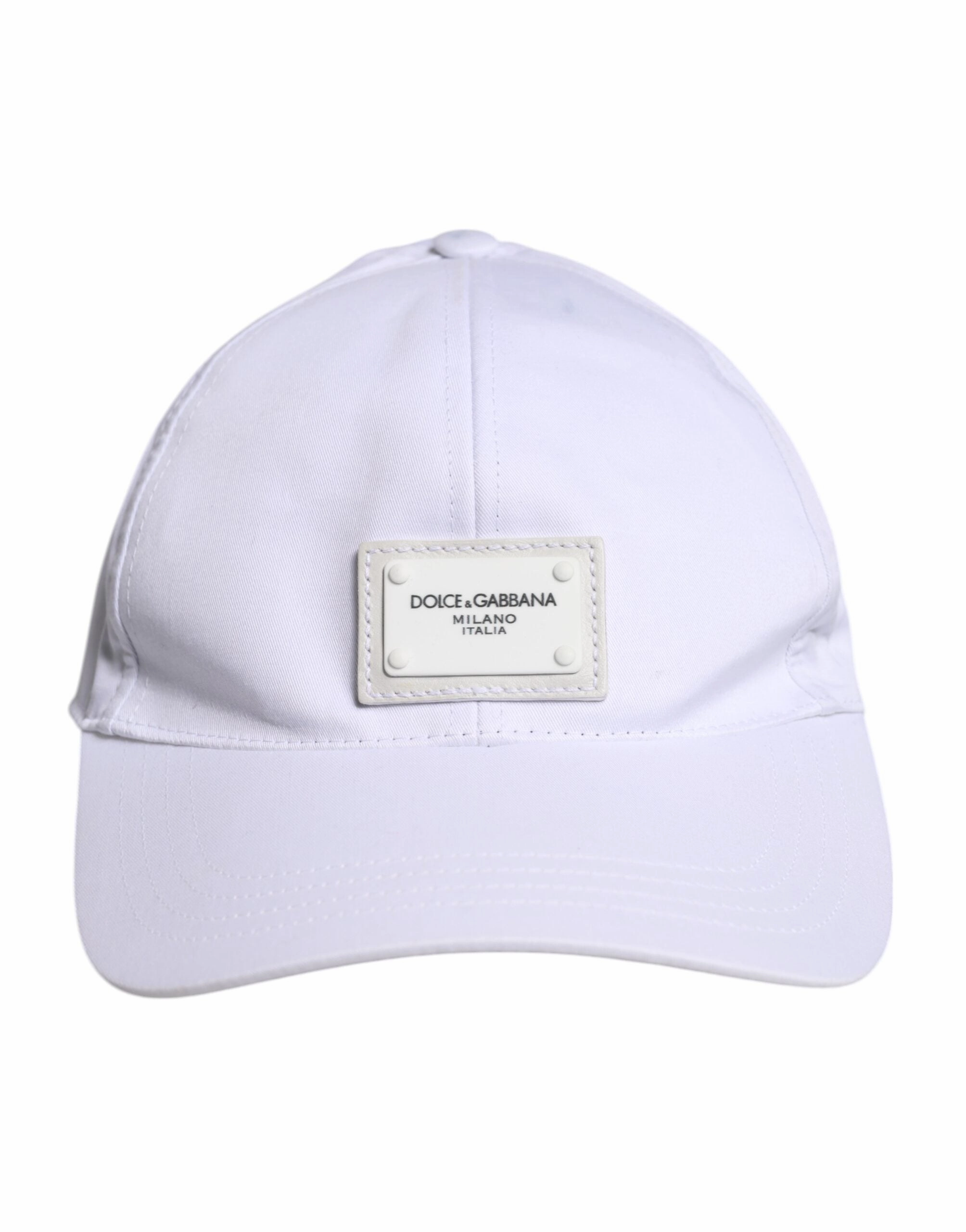Dolce & Gabbana DG Logo Plaque 6 Panels Baseball Men's Cap (Pre-Owned)
