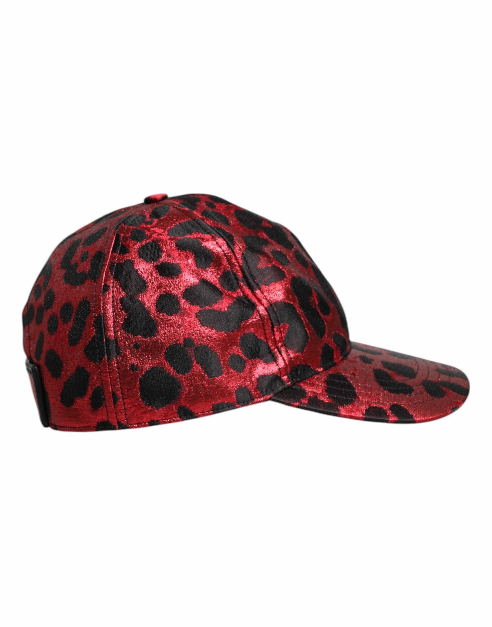 Dolce & Gabbana Leopard DG Logo 6 Panels Baseball Men's Cap (Pre-Owned)