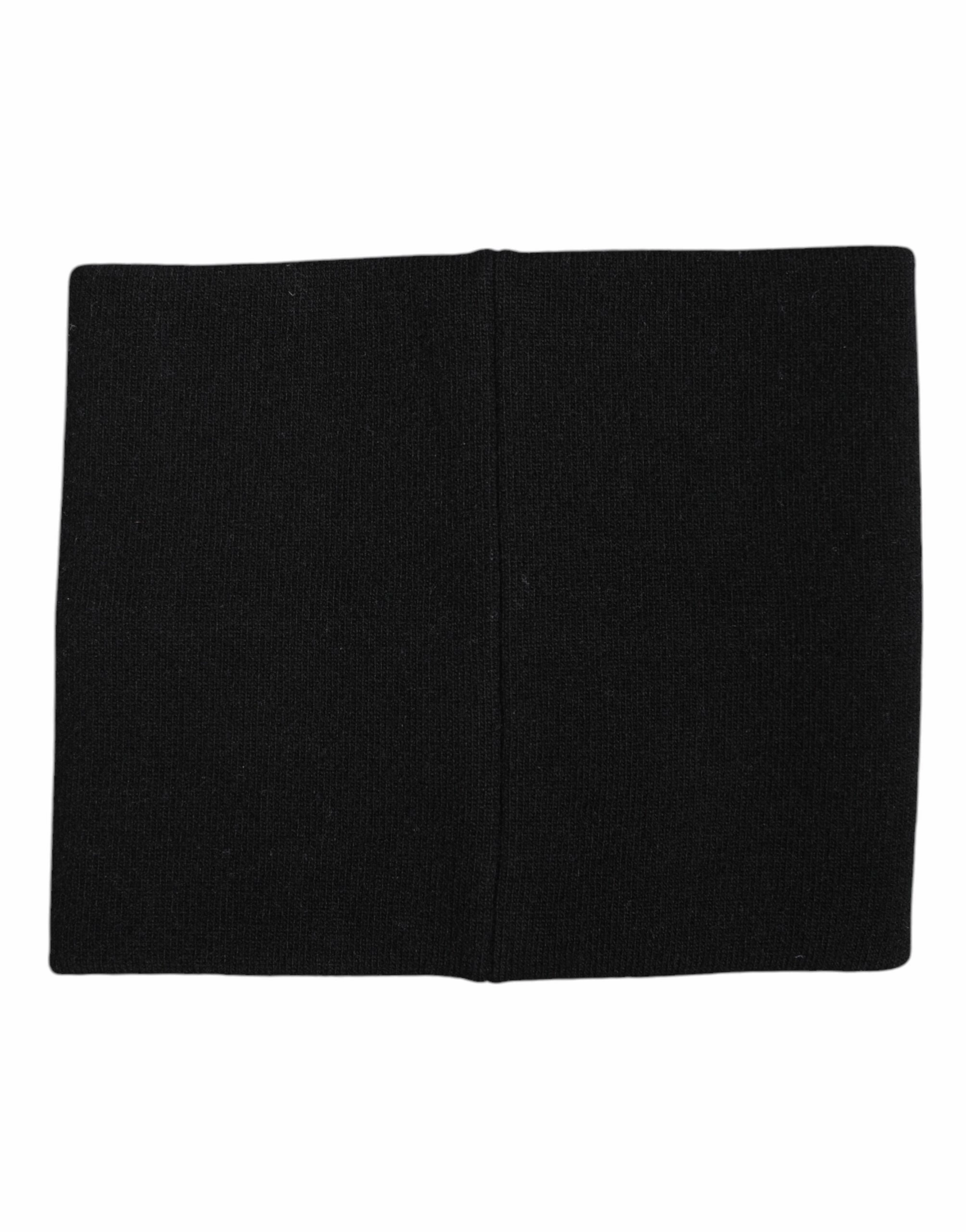 Dolce & Gabbana  Logo Print Knitted Neck Warmer Men's Scarf