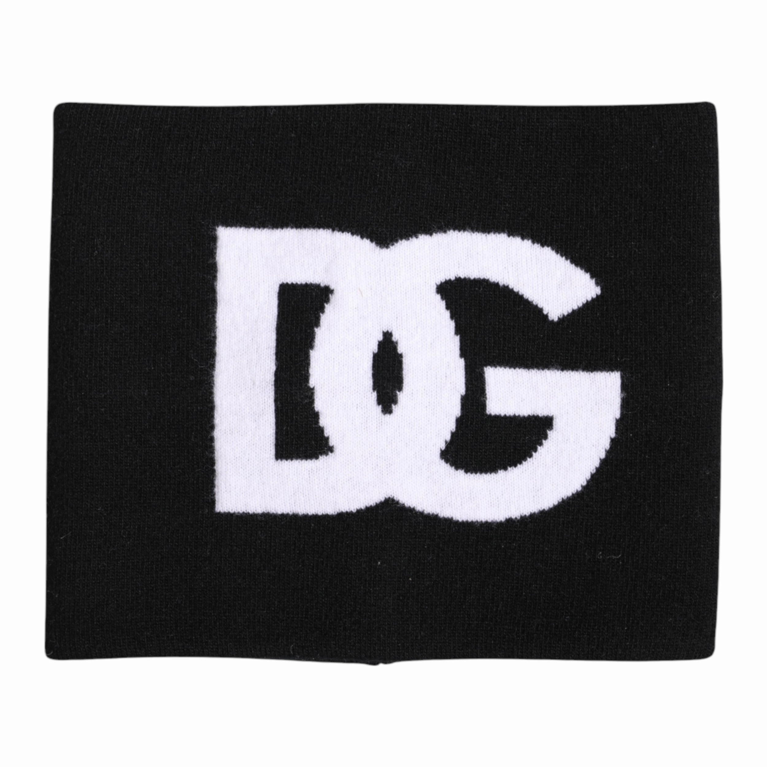 Dolce & Gabbana  Logo Print Knitted Neck Warmer Men's Scarf