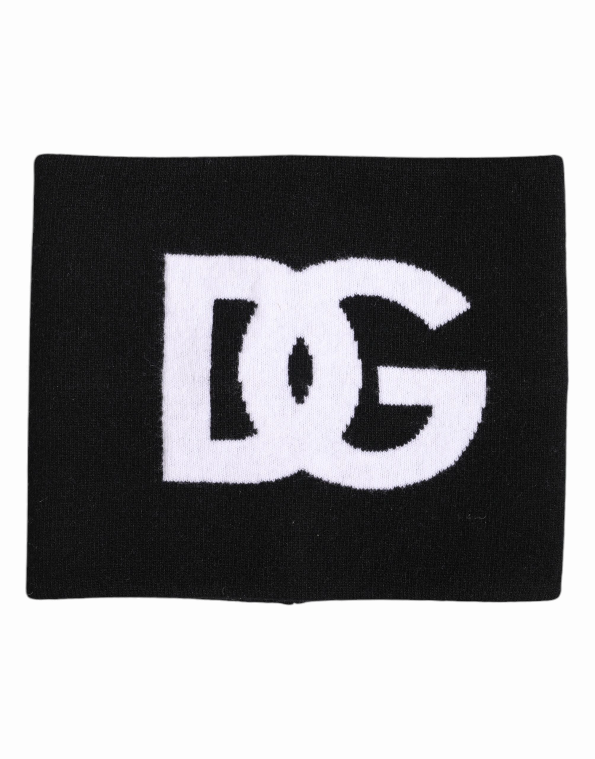 Dolce & Gabbana  Logo Print Knitted Neck Warmer Men's Scarf