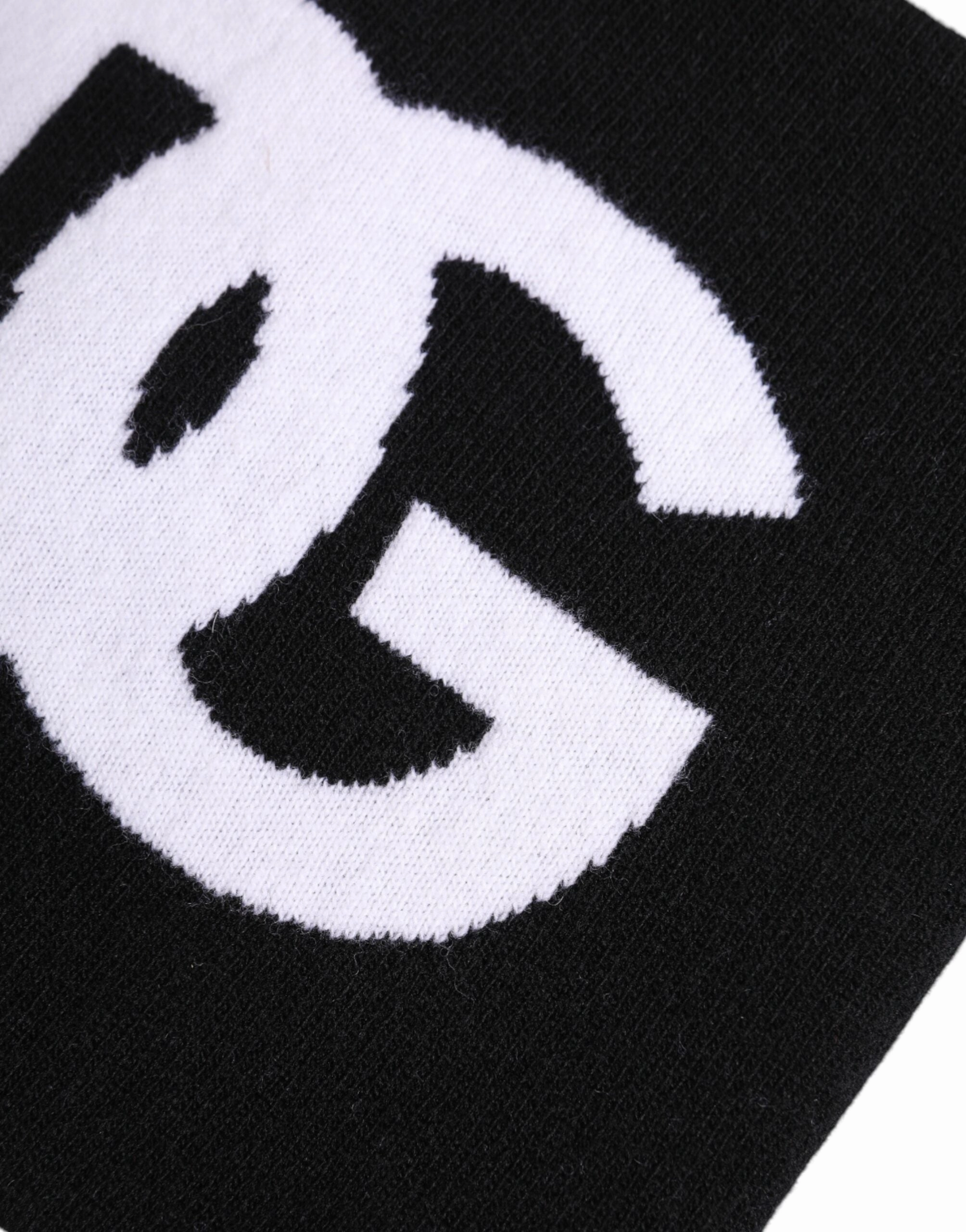 Dolce & Gabbana  Logo Print Knitted Neck Warmer Men's Scarf