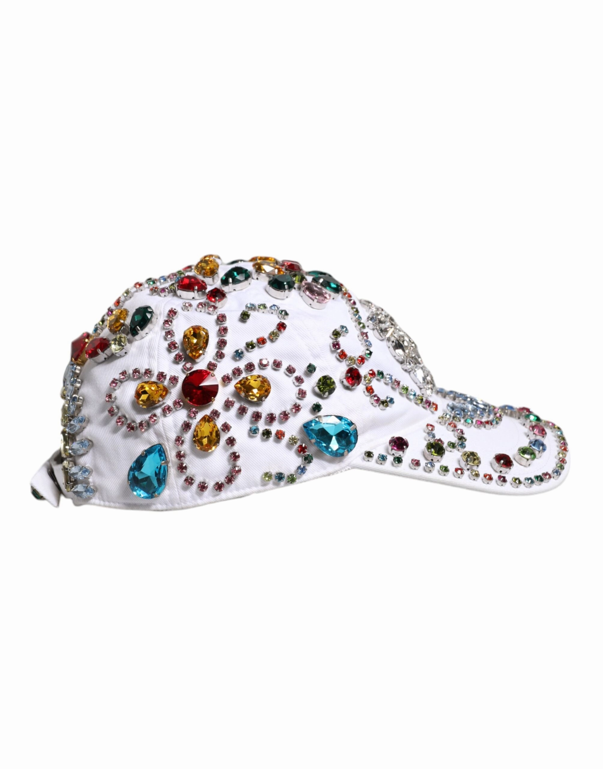 Dolce & Gabbana multi Crystal Embellish Baseball Men's Cap