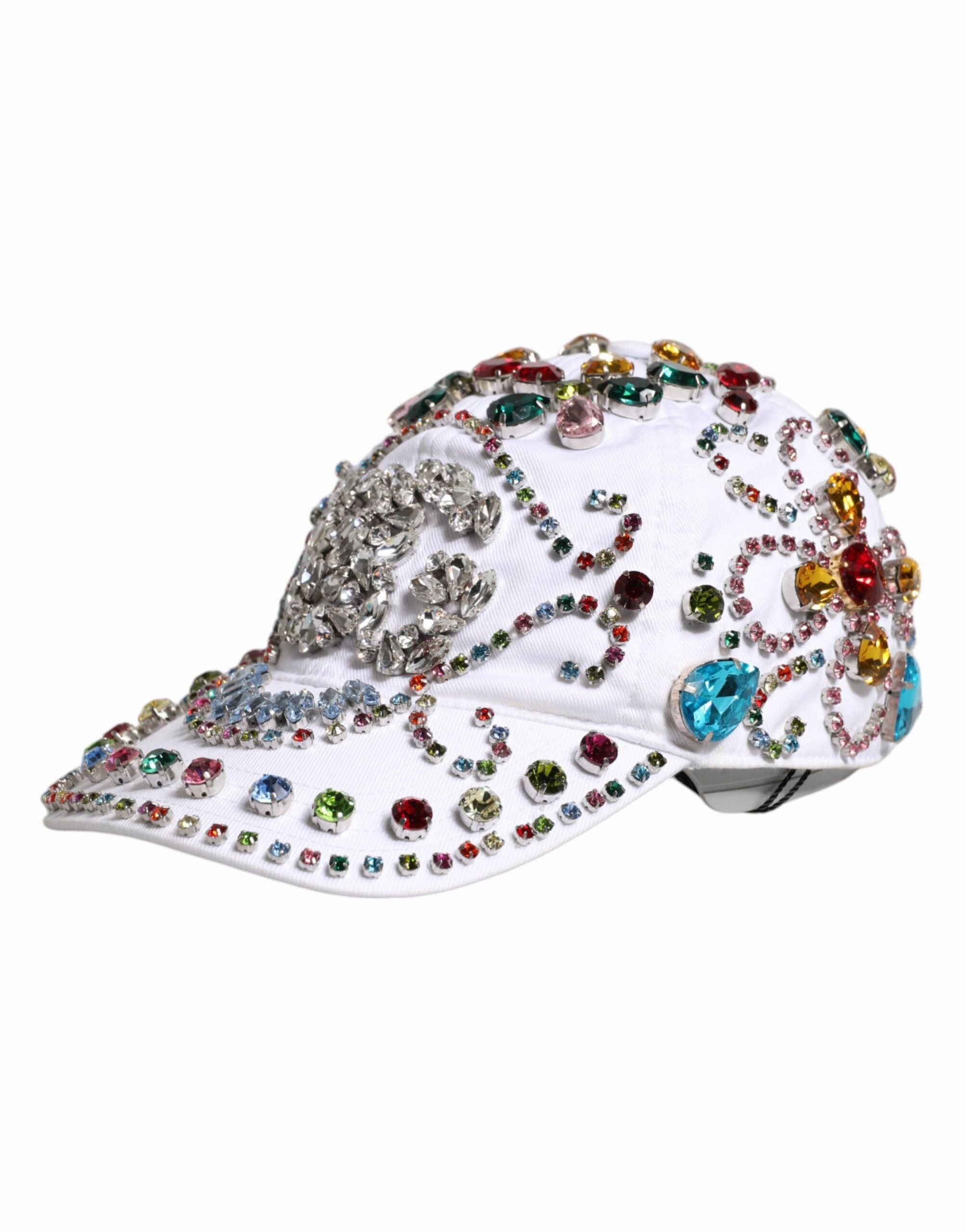 Dolce & Gabbana multi Crystal Embellish Baseball Men's Cap