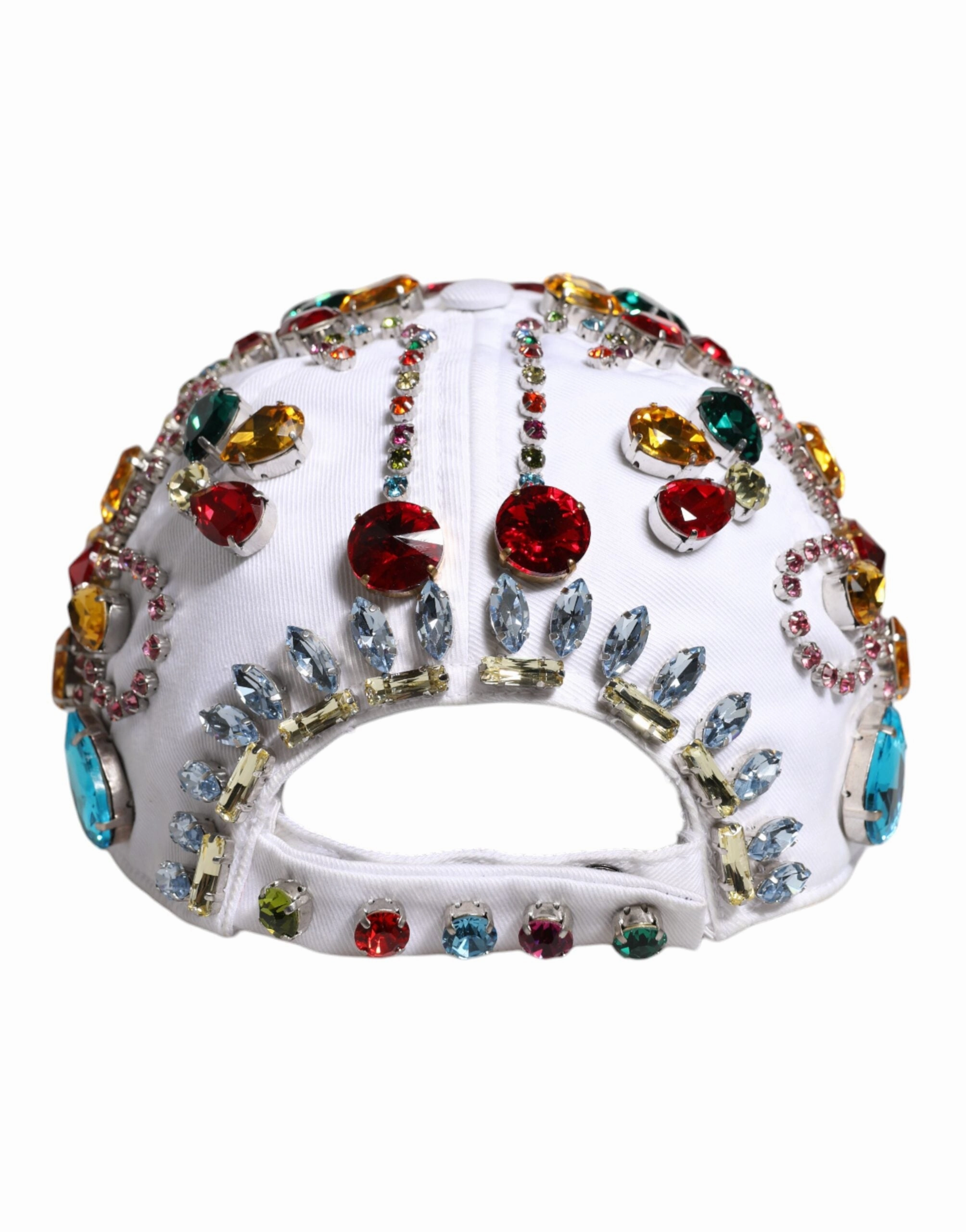 Dolce & Gabbana multi Crystal Embellish Baseball Men's Cap