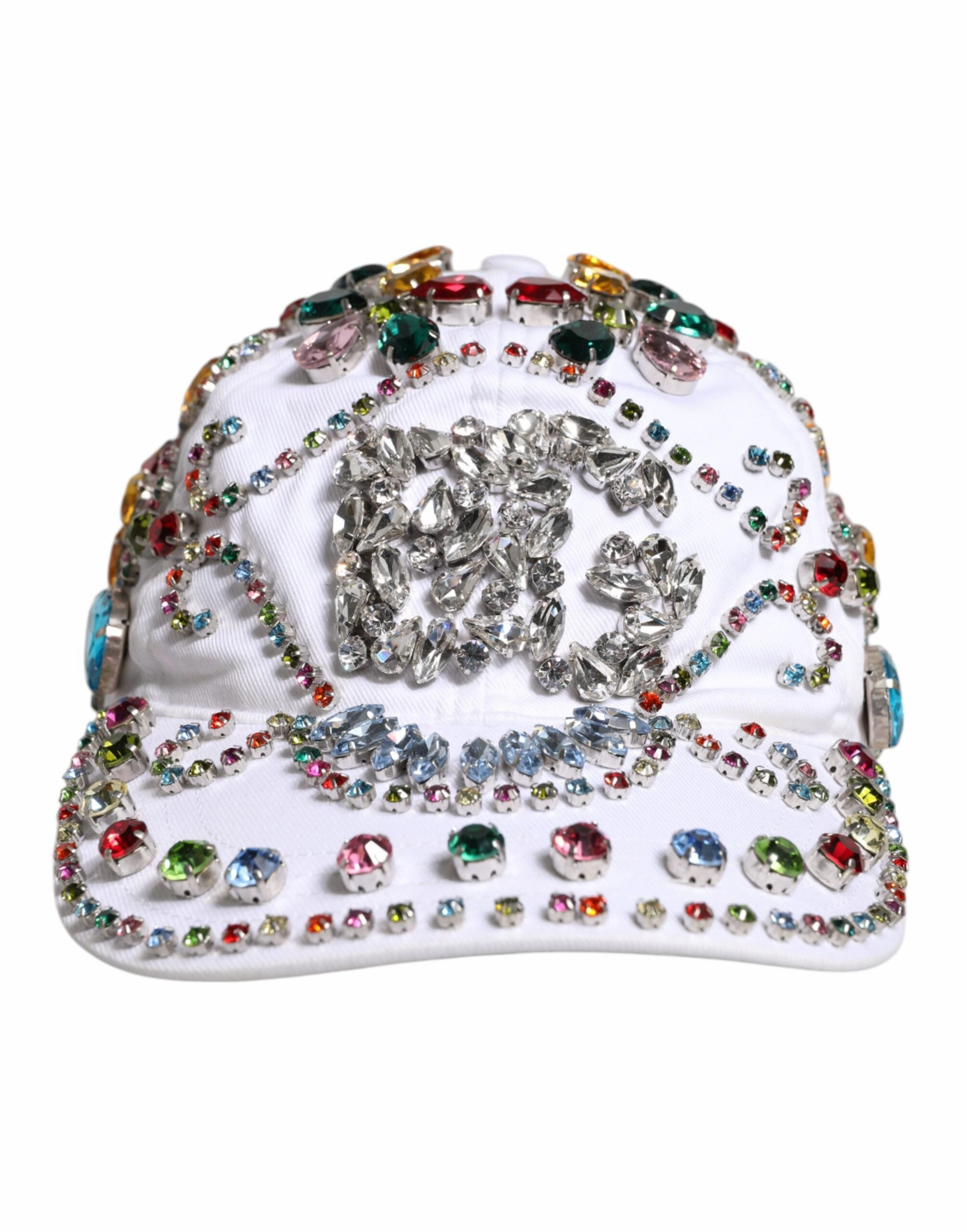 Dolce & Gabbana multi Crystal Embellish Baseball Men's Cap