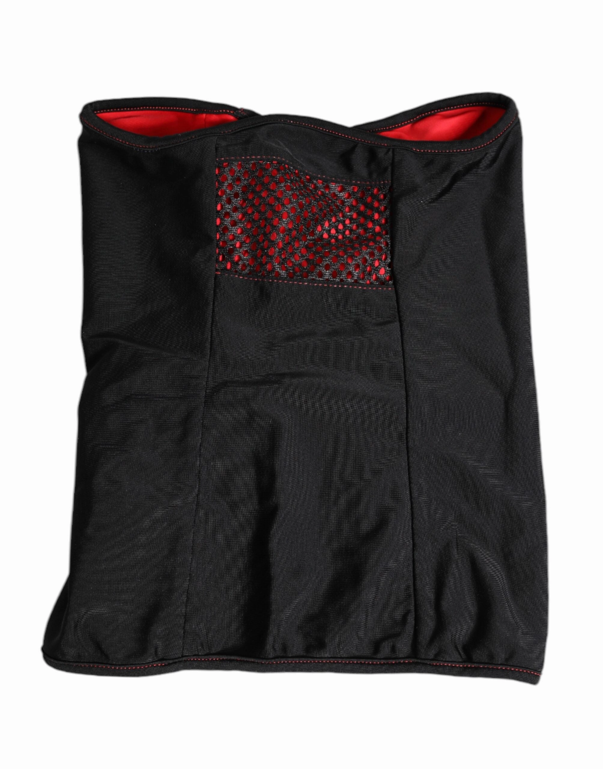 Dolce & Gabbana Nylon Knitted Neck Warmer Balaclava Men's Scarf