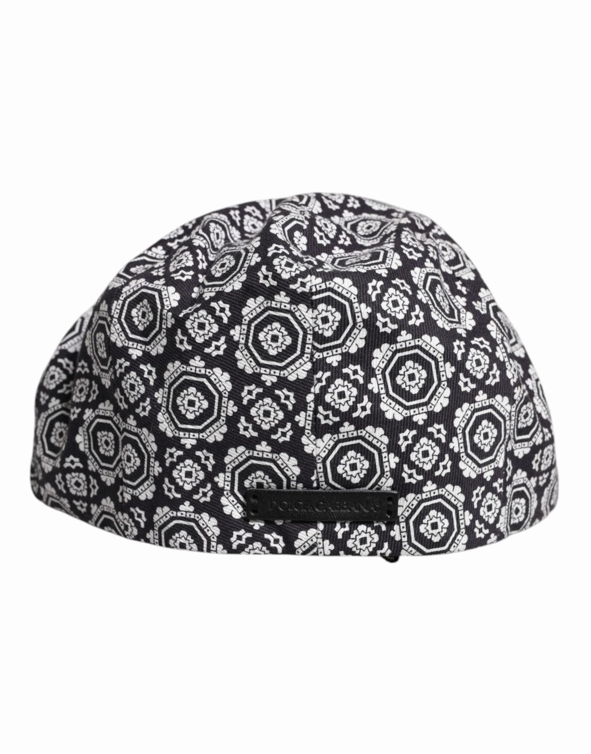 Dolce & Gabbana  Printed Newsboy Capello Cabbie Men's Hat
