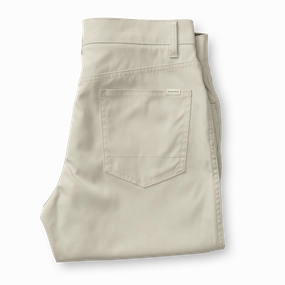 Duck Head Long Drive Pant - Stone