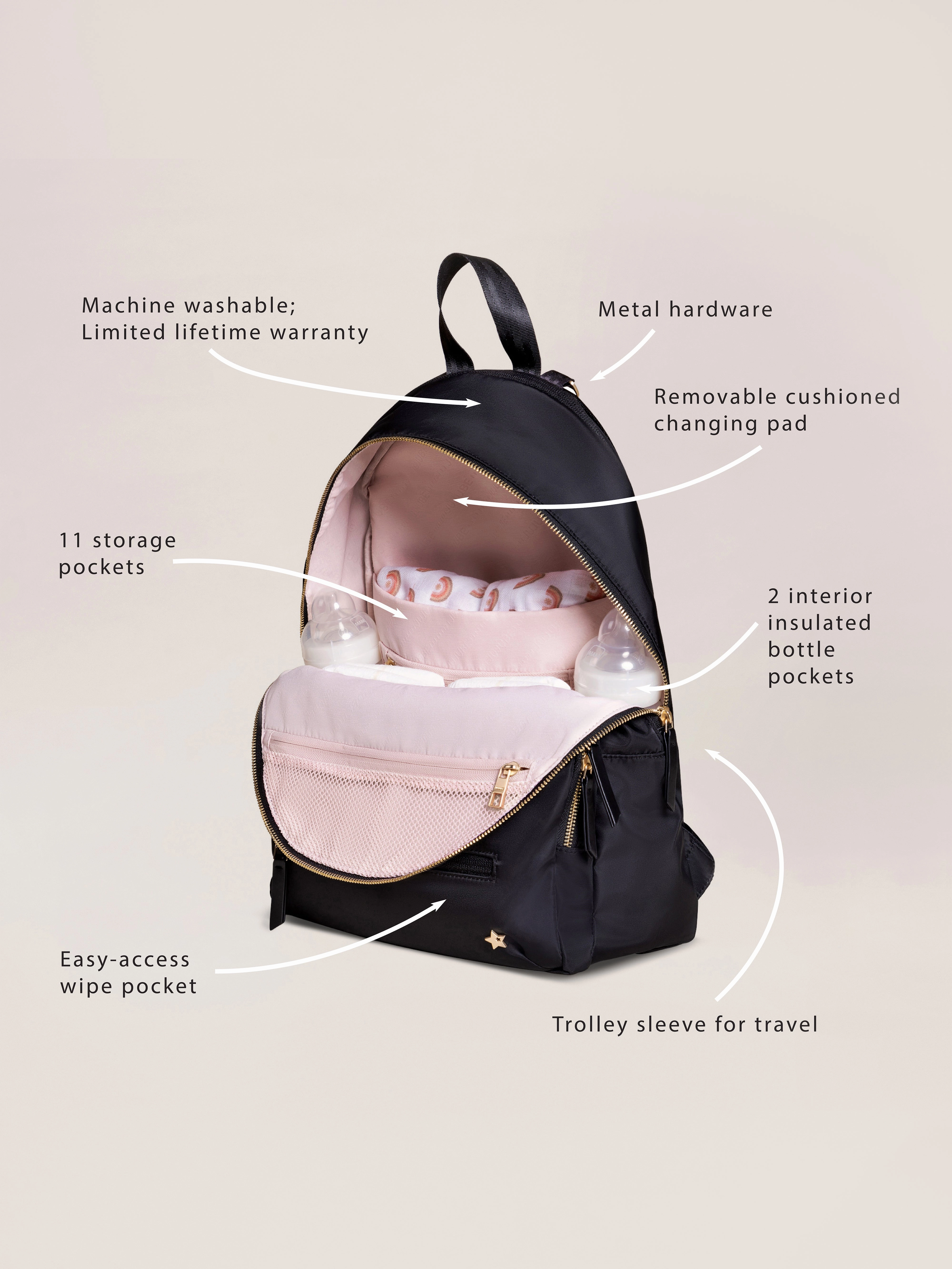 Everyday Diaper Backpack | Black