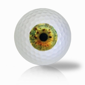 Green Rust Eye Ball Golf Balls