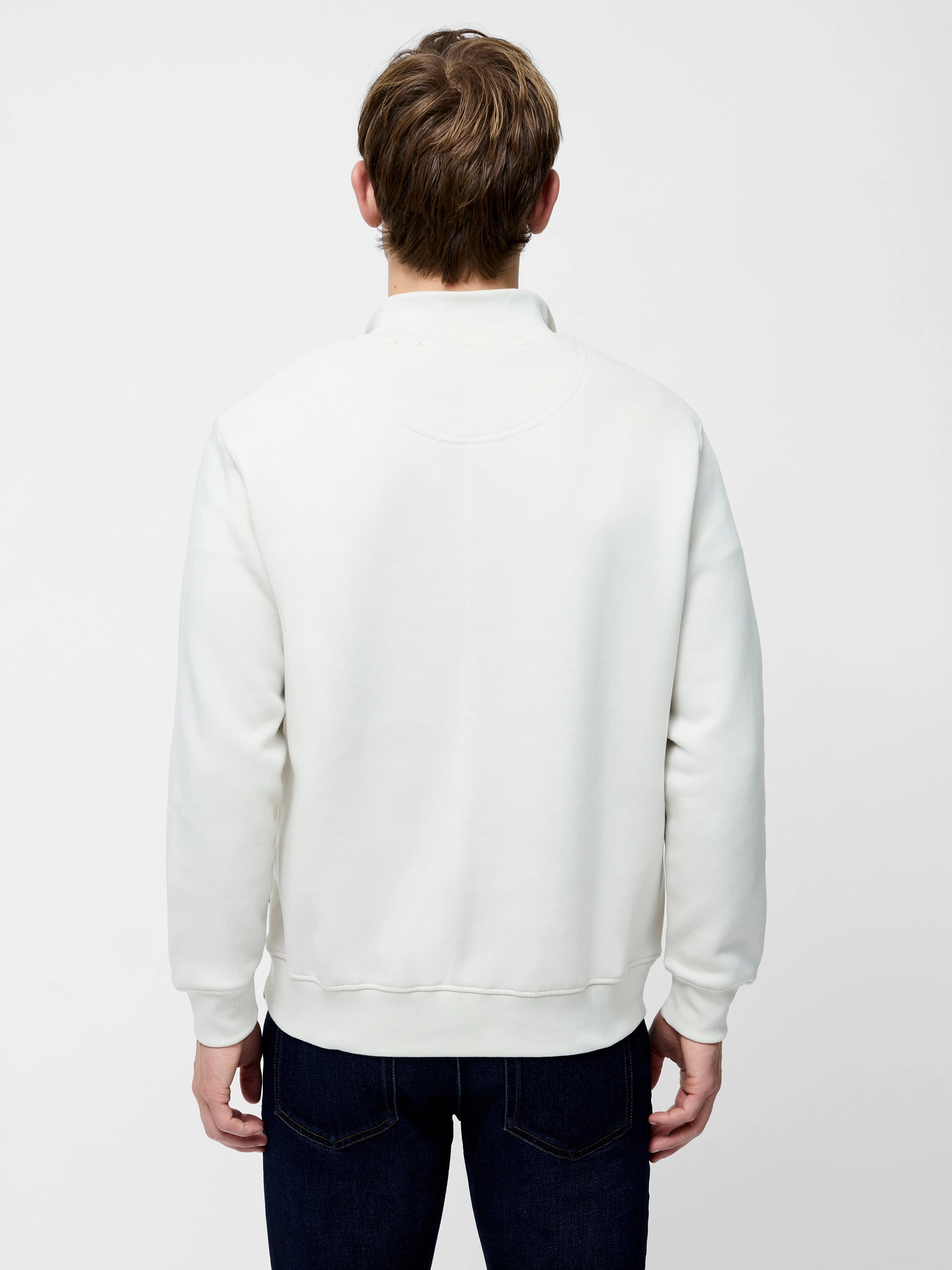 Half Zip Funnel Neck Sweatshirt