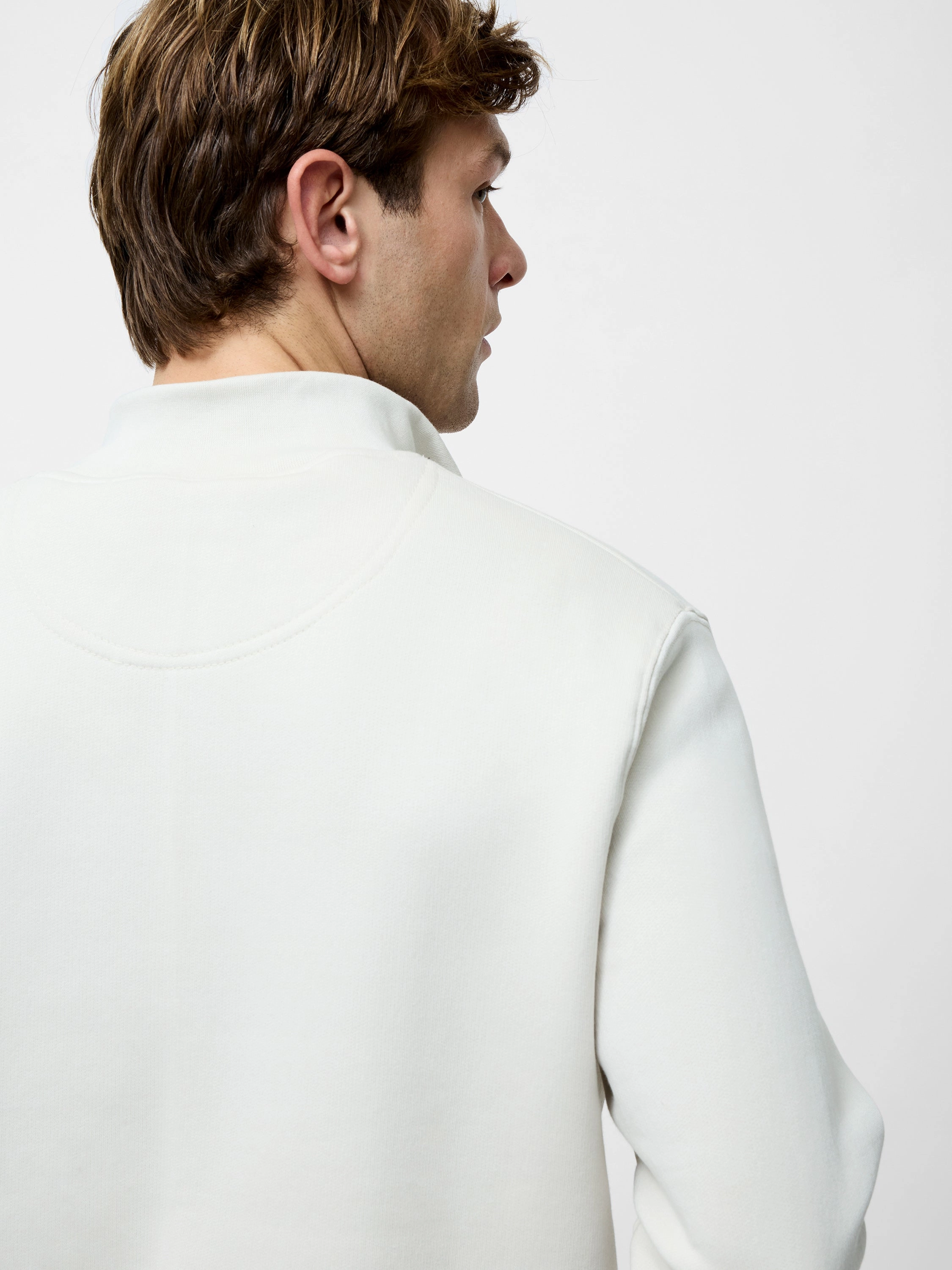 Half Zip Funnel Neck Sweatshirt