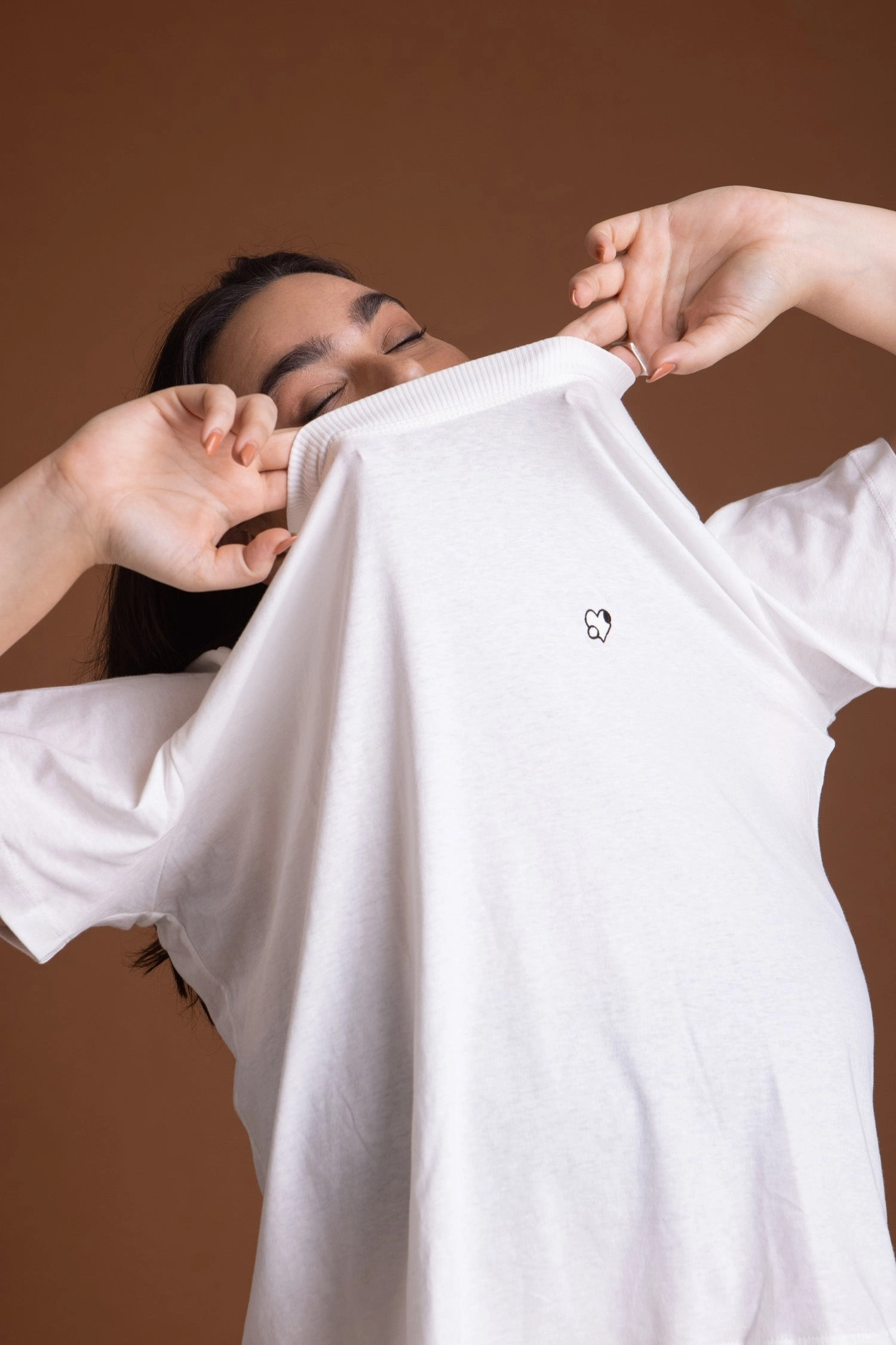 I'mPerfect 100% Cotton Crew Neck T-Shirt 35%off
