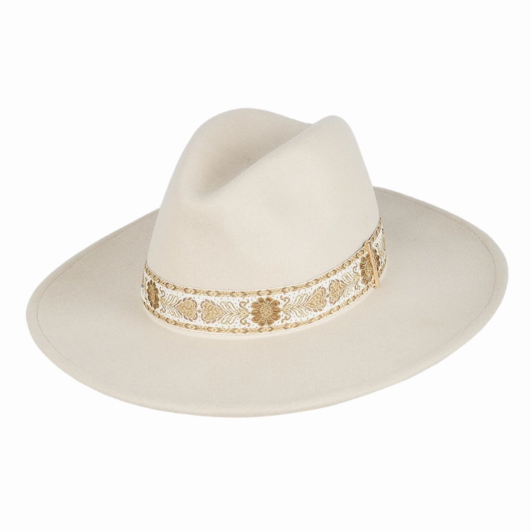 Kooringal Elwood Wide Brim Fedora - Nude