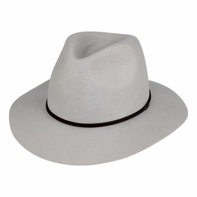 Kooringal Mid Brim Fedora Rajah - Grey